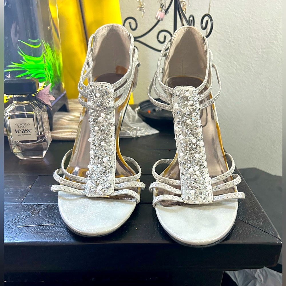 Silver heels